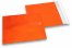 Orange Folienkuverts matt metallic farbig - 165 x 165 mm | PIT Packaging.at | Briefumschlaegebestellen