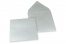Farbige Kuverts für Glückwunschkarten - Silber metallic, 155 x 155 mm | PIT Packaging.at | Briefumschlaegebestellen