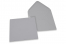 Farbige Kuverts für Glückwunschkarten - Grau, 155 x 155 mm | PIT Packaging.at | Briefumschlaegebestellen