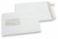 Standard Fensterkuverts, 162 x 229 mm, 90 Gramm Papier, Fenster Links 45 x 90 mm, Fensterposition 20 mm von Links und 60 mm von unten, Haftklebung | PIT Packaging.at | Briefumschlaegebestellen