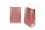 Tragetaschen aus Papier mit gedrehten Papierkordeln - rosa metallic, 260 x 120 x 350 mm, 90 Gramm | PIT Packaging.at | Briefumschlaegebestellen