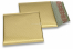 Luftpolstertaschen matt metallic umweltfreundlich - Gold 165 x 165 mm | PIT Packaging.at | Briefumschlaegebestellen