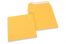 Farbige Kuverts Papier - Goldgelb, 160 x 160 mm | PIT Packaging.at | Briefumschlaegebestellen
