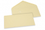 Farbige Kuverts für Glückwunschkarten - Camel, 110 x 220 mm | PIT Packaging.at | Briefumschlaegebestellen