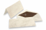Marmor Kuvert (110 x 220 mm) und Karte (105 x 210 mm) - Marmor Braun, Innenfutter Braun | PIT Packaging.at | Briefumschlaegebestellen