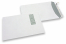 Fensterkuverts, Weiss, 220 x 312 mm (EA4), Fenster links 40 x 110 mm, Fensterposition 20 mm von links und 50 mm von oben, 120 Gramm, haftkleberverschluß  | PIT Packaging.at | Briefumschlaegebestellen