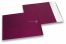 Bordeaux Folienkuverts matt metallic farbig - 165 x 165 mm | PIT Packaging.at | Briefumschlaegebestellen