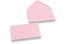 Farbige Mini - Kuverts Pastellrosa | PIT Packaging.at | Briefumschlaegebestellen