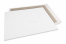 Papprückwandtaschen - 550 x 700 mm, 120 Gramm weiße Kraft-Vorderseite, 700 Gramm graue Duplex-Rückseite, ungummiert / kein Haftklebeverschluß | PIT Packaging.at | Briefumschlaegebestellen