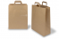 Tragetaschen aus Papier mit flachen Trageriemen - braun, 320 x 140 x 420 mm | PIT Packaging.at | Briefumschlaegebestellen