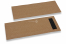 Bestecktasche Braun ohne Besteckschnitt + Schwarz Papierserviette | PIT Packaging.at | Briefumschlaegebestellen
