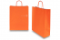 Tragetaschen aus Papier mit gedrehten Papierkordeln - orange, 320 x 120 x 410 mm, 100 Gramm | PIT Packaging.at | Briefumschlaegebestellen