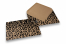 Kuverts mit Tiermotiv - Braunes Kraftpapier, Schwarz, Pantherdruck | PIT Packaging.at | Briefumschlaegebestellen