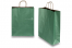 Tragetaschen aus Papier mit gedrehten Papierkordeln - dunkelgrün metallic, 320 x 120 x 410 mm, 100 Gramm | PIT Packaging.at | Briefumschlaegebestellen