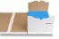 Buchverpackung - legen Sie das Buch in die Verpackung - Weiss | PIT Packaging.at | Briefumschlaegebestellen
