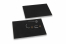 Kartonverpackung mit Kordelverschluss - 114 x 162 mm, schwarz | PIT Packaging.at | Briefumschlaegebestellen