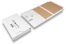 Buchverpackung wird flach angeliefert - Weiss | PIT Packaging.at | Briefumschlaegebestellen