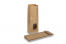 Blockbodenbeutel aus Kraftpapier Braun - 105 x 65 x 298 mm mit Fenster, 500 ml | PIT Packaging.at | Briefumschlaegebestellen