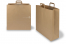 Tragetaschen aus Papier mit flachen Trageriemen - braun, 450 x 170 x 480 mm | PIT Packaging.at | Briefumschlaegebestellen