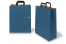Tragetaschen aus Papier mit flachen Trageriemen - blau, 320 x 140 x 420 mm | PIT Packaging.at | Briefumschlaegebestellen