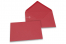 Farbige Kuverts  für Glückwunschkarten - Rot, 114 x 162 mm | PIT Packaging.at | Briefumschlaegebestellen