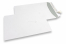 Kuverts Standard weiß, 220 x 312 mm (EA4), 120 Gramm, haftklebeverschluß, Gewicht pro Stück ca. 18 Gr. | PIT Packaging.at | Briefumschlaegebestellen