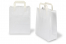 Tragetaschen aus Papier mit flachen Trageriemen - weiß, 220 x 105 x 280 mm | PIT Packaging.at | Briefumschlaegebestellen