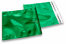 Grüne Metallic Folienkuverts - 220 x 220 mm | PIT Packaging.at | Briefumschlaegebestellen