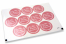 Kommunion-Verschlusssiegel - la mia prima comunione rosa mit weißen Kranz | PIT Packaging.at | Briefumschlaegebestellen