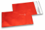 Rote Folienkuverts matt metallic farbig - 114 x 162 mm | PIT Packaging.at | Briefumschlaegebestellen