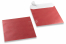 Rote Kuverts mit Perlmutteffekt - 170 x 170 mm | PIT Packaging.at | Briefumschlaegebestellen