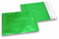 Grüne Folienkuverts matt metallic farbig - 165 x 165 mm | PIT Packaging.at | Briefumschlaegebestellen