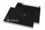 Farbige Weihnachts-Kuverts - Schwarz, mit Schlitten | PIT Packaging.at | Briefumschlaegebestellen