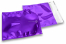 Lila Metallic Folienkuverts - 220 x 220 mm | PIT Packaging.at | Briefumschlaegebestellen