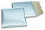 Luftpolstertaschen metallic umweltfreundlich - Eisblau 165 x 165 mm | PIT Packaging.at | Briefumschlaegebestellen