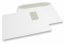 Standard Fensterkuverts, 229 x 324 mm, 100 Gramm Papier, Fenster Links 55 x 90  mm, Fensterposition 20 mm von Links und 60 mm von oben, Gummiert | PIT Packaging.at | Briefumschlaegebestellen