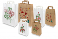 Weihnachtstragetaschen aus Papier