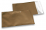 Goldene Folienkuverts matt metallic farbig - 114 x 162 mm | PIT Packaging.at | Briefumschlaegebestellen