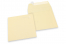 Farbige Kuverts Papier - Elfenbein, 160 x 160 mm  | PIT Packaging.at | Briefumschlaegebestellen