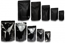 Standbodenbeutel Schwarz | PIT Packaging.at | Briefumschlaegebestellen