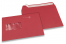 Rot, Fensterkuverts farbig, 162 x 229 mm (A5), Fenster links, Fensterformat 45 x 90 mm, Fensterposition 20 mm von links / 60 mm von unten, Haftklebeverschluss, 120 gr farbiges Papier | PIT Packaging.at | Briefumschlaegebestellen