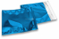 Blaue Metallic Folienkuverts - 165 x 165 mm | PIT Packaging.at | Briefumschlaegebestellen