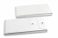 Kartonverpackung mit Kordelverschluss - 110 x 220 x 25 mm, weiß | PIT Packaging.at | Briefumschlaegebestellen