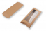Geschenkverpackung Braun - 110 x 220 x 35 mm - mit Fenster 70 x 180 mm | PIT Packaging.at | Briefumschlaegebestellen