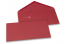 Farbige Kuverts  für Glückwunschkarten - Dunkelrot, 110 x 220 mm | PIT Packaging.at | Briefumschlaegebestellen