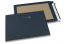 Papprückwandtaschen farbig - Dunkelblau, 229 x 324 mm | PIT Packaging.at | Briefumschlaegebestellen