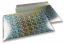 Luchtkussen enveloppen ECO metallic - zilver holografisch 320 x 425 mm | PIT Packaging.at | Briefumschlaegebestellen