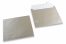 Silberfarbene Kuverts mit Perlmutteffekt - 155 x 155 mm | PIT Packaging.at | Briefumschlaegebestellen