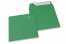 Farbige Kuverts Papier - Dunkelgrün, 160 x 160 mm | PIT Packaging.at | Briefumschlaegebestellen