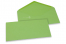 Farbige Kuverts  für Glückwunschkarten  - Apfelgrün, 110 x 220 mm | PIT Packaging.at | Briefumschlaegebestellen